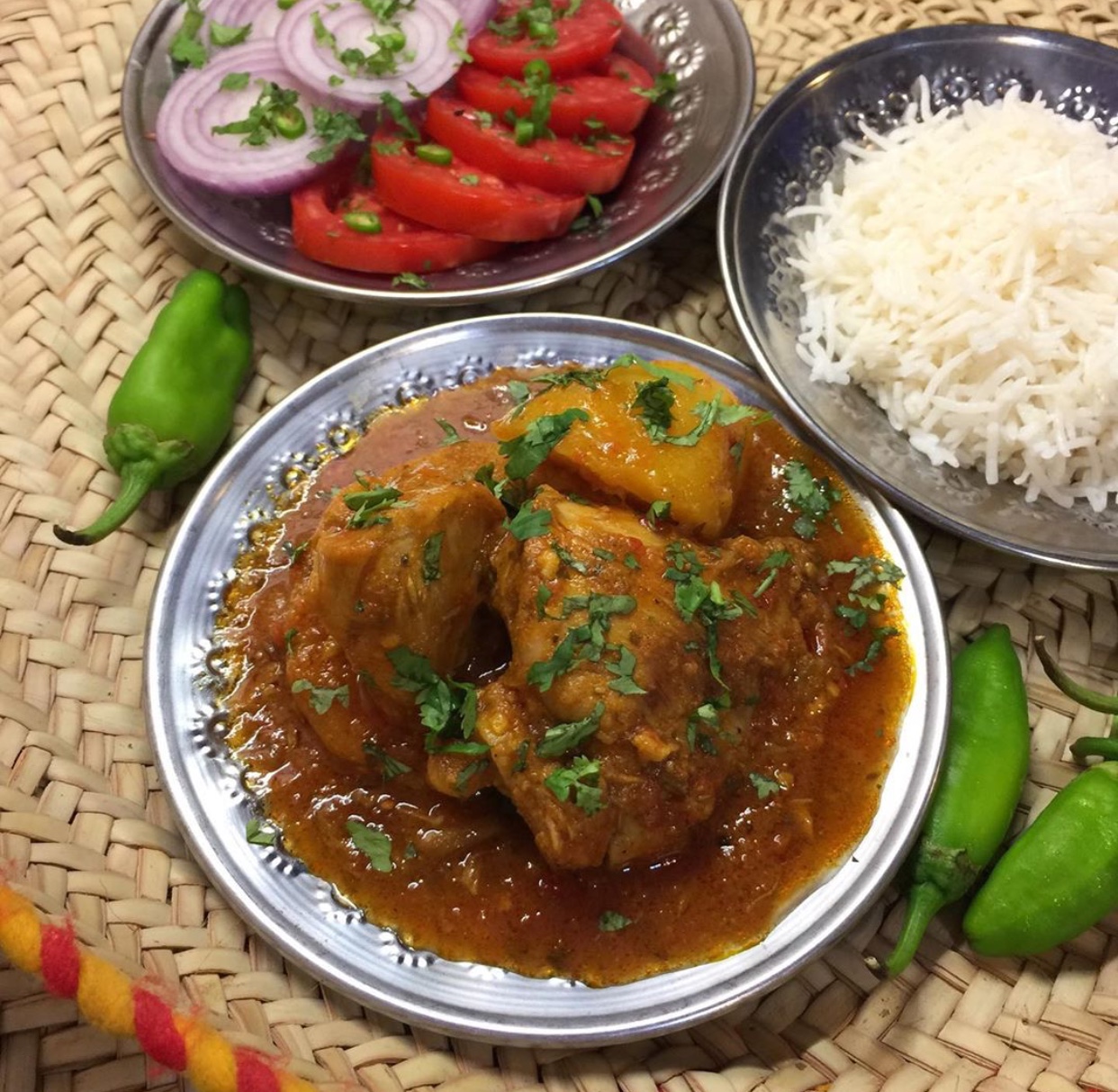 خورش مرغ بلوچی