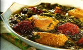 طرز تهیه خورشت آلو اسفناج ایرانی