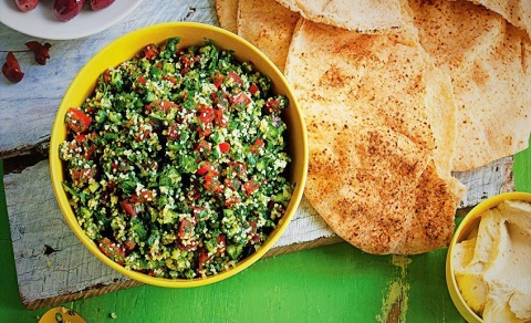 طرز تهیه سالاد تبوله، سالاد عربی هیجان انگیز