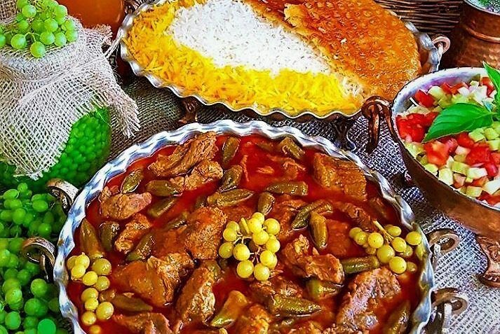 خورشت بامیه